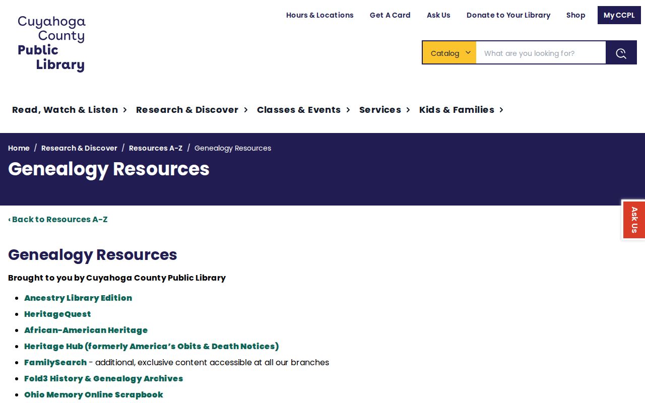 Parma Heights city directory genealogy resources at Cuyahoga County Public Library
