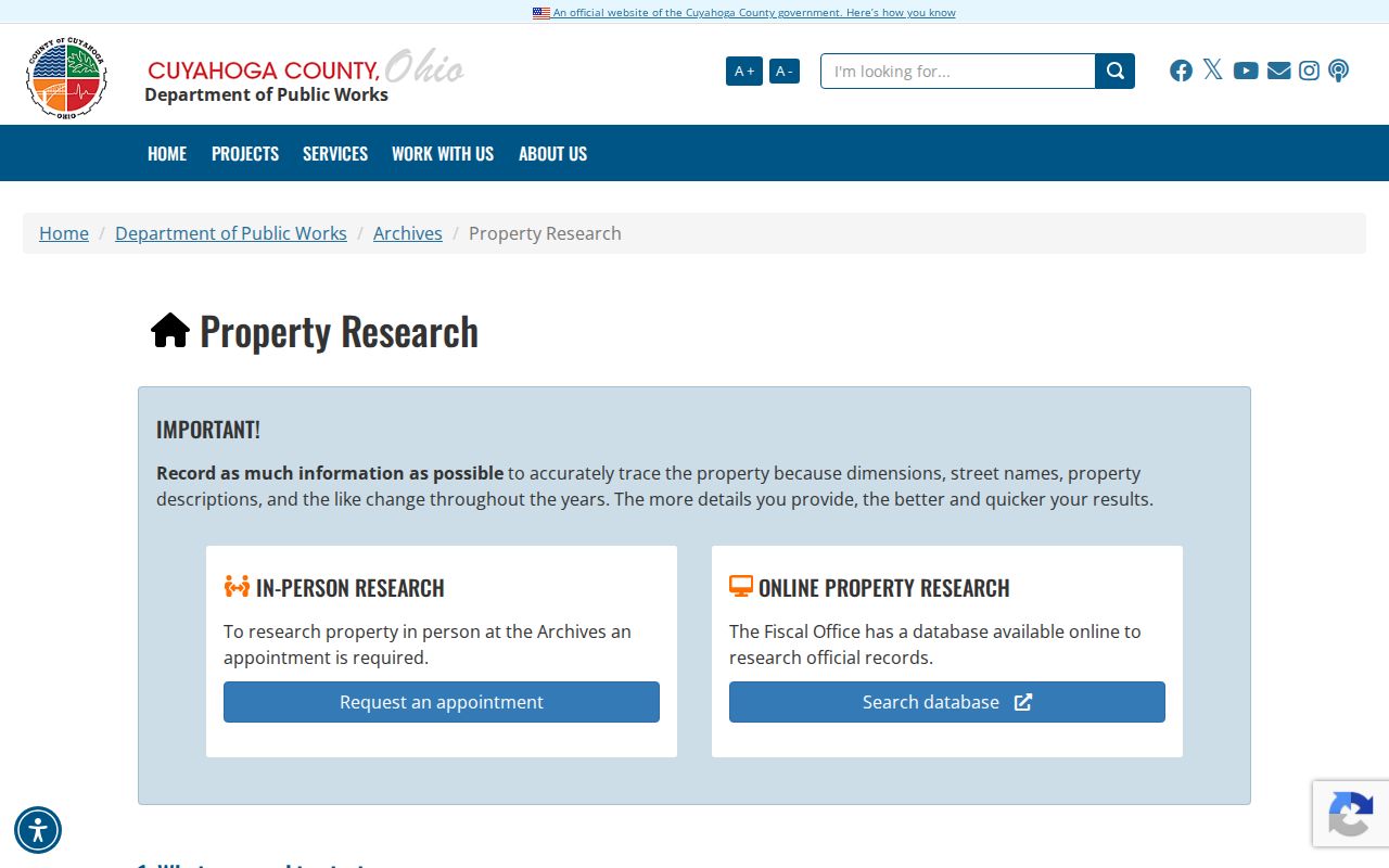 Parma Heights street directory county property research guide